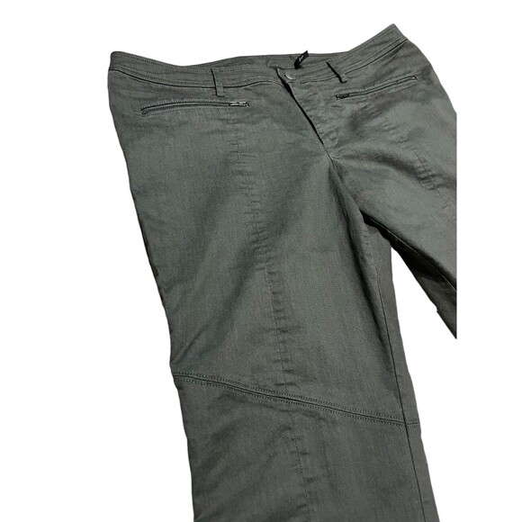 Eileen Fisher Project Women's Green Organic Cotton Blend Jeans Denim Size 14 - Picture 3 of 11